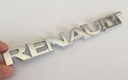 バッジ ステッカー エンブレム リア トランク RENAULT Renault ルノー