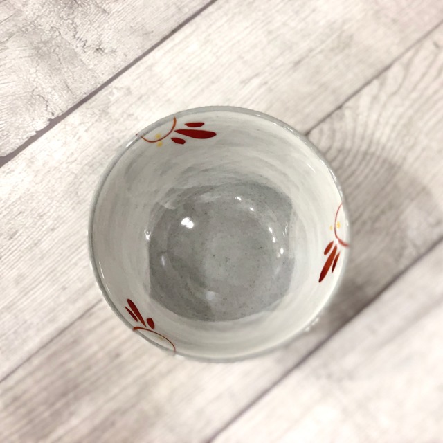 【波佐見焼】【丹山窯】唐草小花　茶碗　