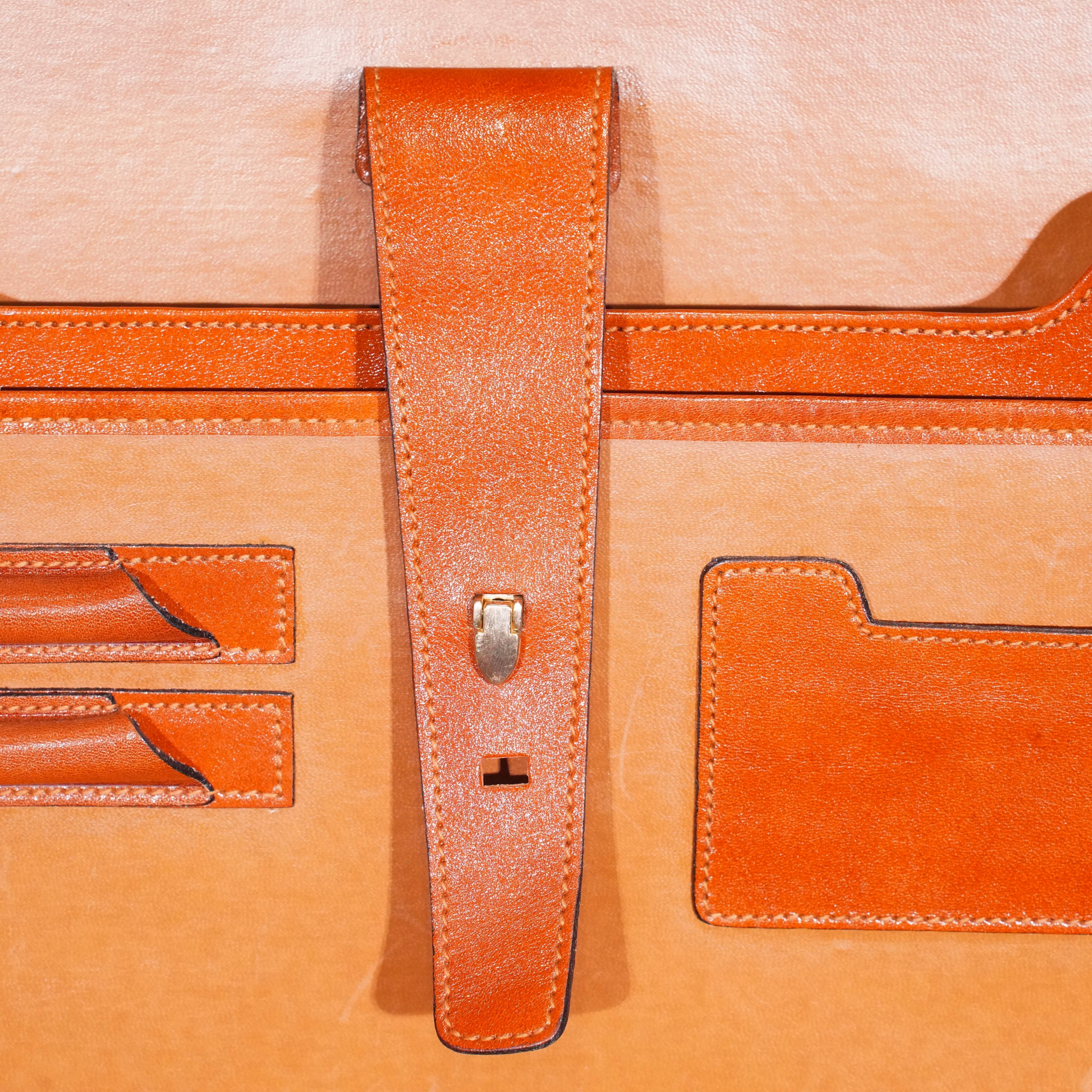 BALLY DIAMOND QUILTING STITCH DESIGN LEATHER ATTACHE CASE/バリー