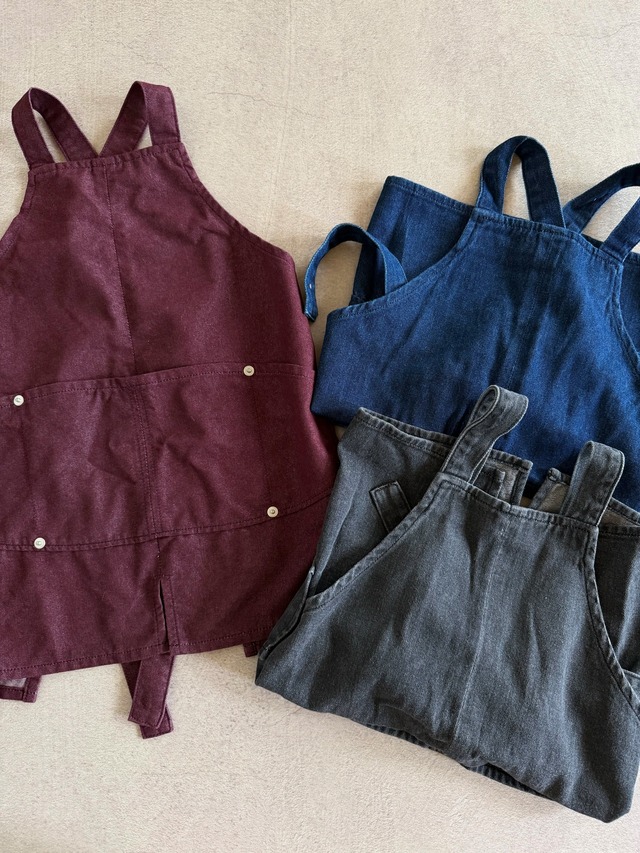 【&pal】denim apron/3color