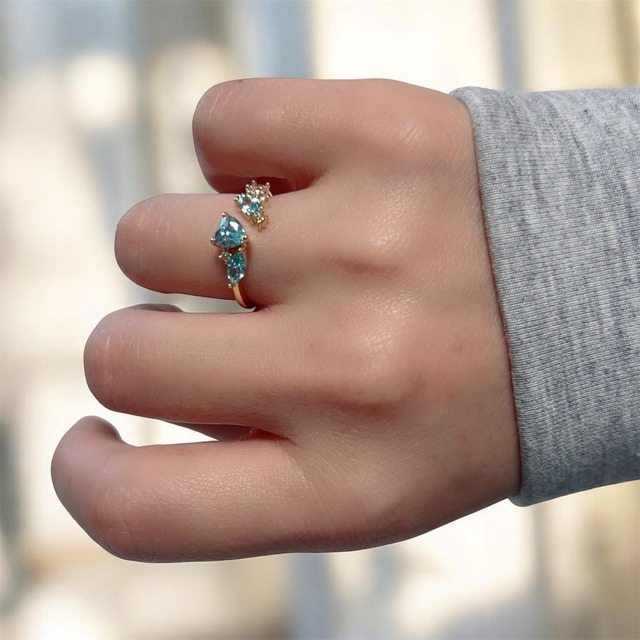 RING【ハイジ】#304 ／アレルギーになりにくいニッケルフリーコーティング