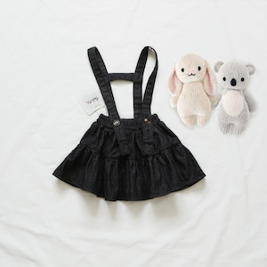 春2wayデニムティアードサロペット