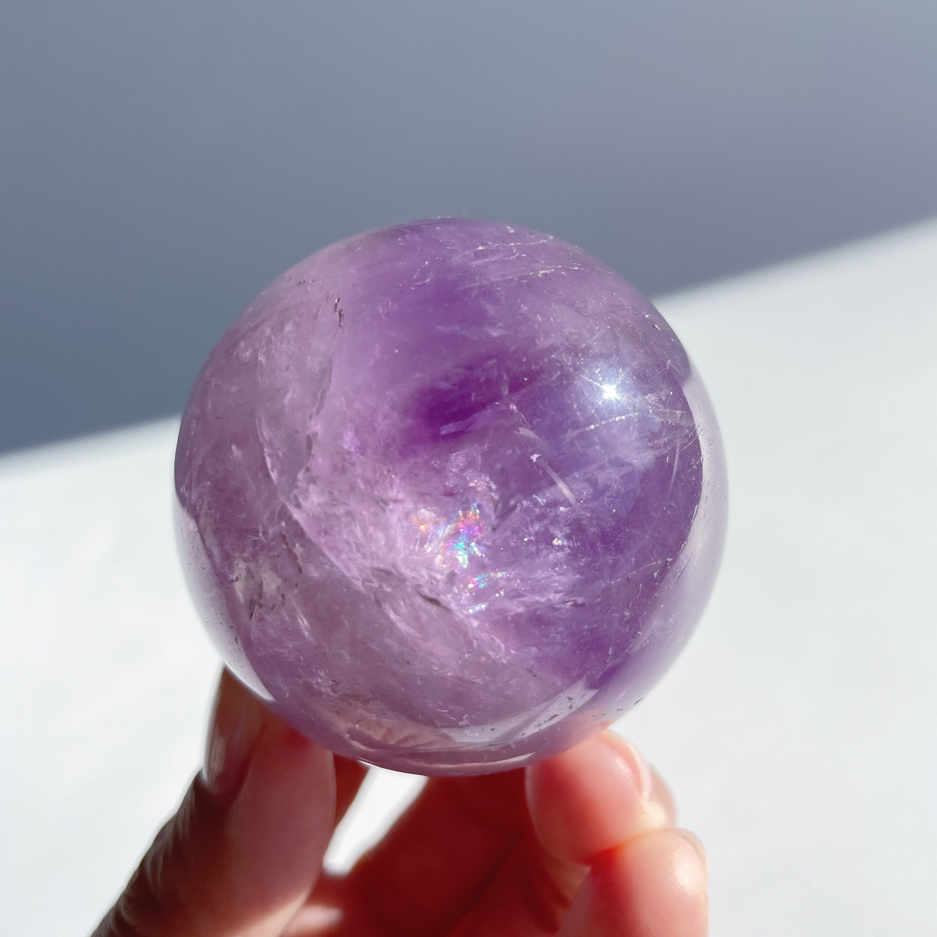 アメジスト スフィア(丸玉)02◇Amethyst Sphere◇天然石・パワーストーン