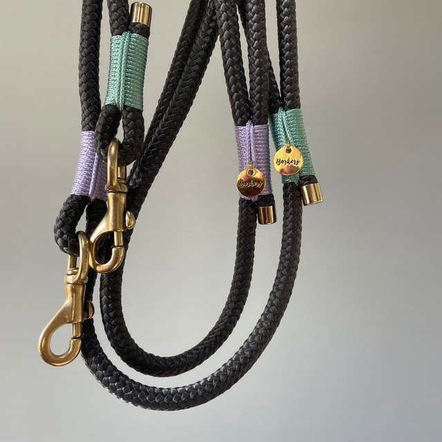 ロープリード 直径1cm 中型犬用 Barkers