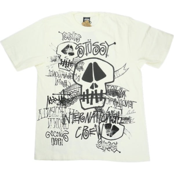 stussy ステューシー Tシャツ バックロゴ プリントロゴ ラスタ