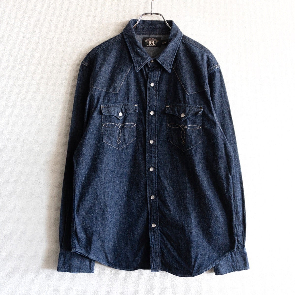 美品】RRL【BROOK LOW-STRAIGHT JEANS】32×32 アメリカ製 ジーンズ