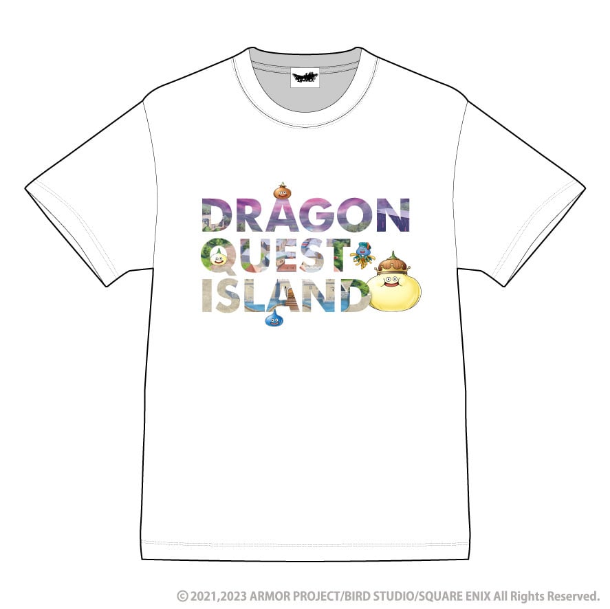 Tシャツ（タイポグラフィ）【ドラゴンクエストアイランド