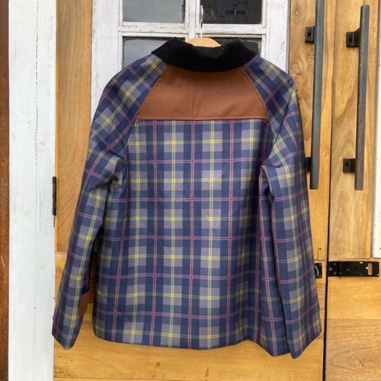 TOPANGA Lady's タータンチェックハンティングジャケット グリーン コーデュロイ ブリティッシュチェック 英国 ハンタージャケット
