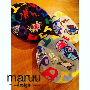 maruu design ベレー帽