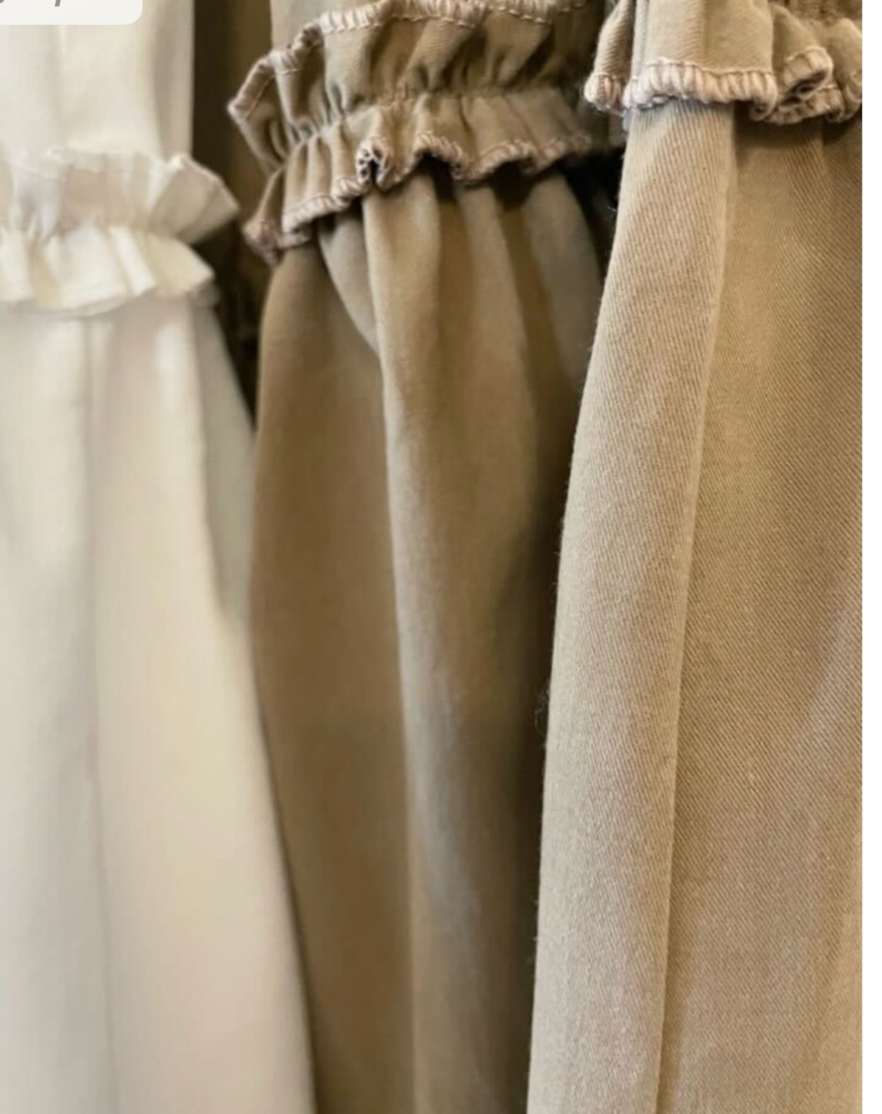 ルスポレ ピーチフリルロングスカート