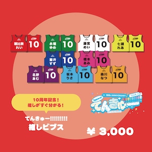 【てんきゅー!!!!!!!!!ツアー】てんきゅー!!!!!!!!!推しビブス