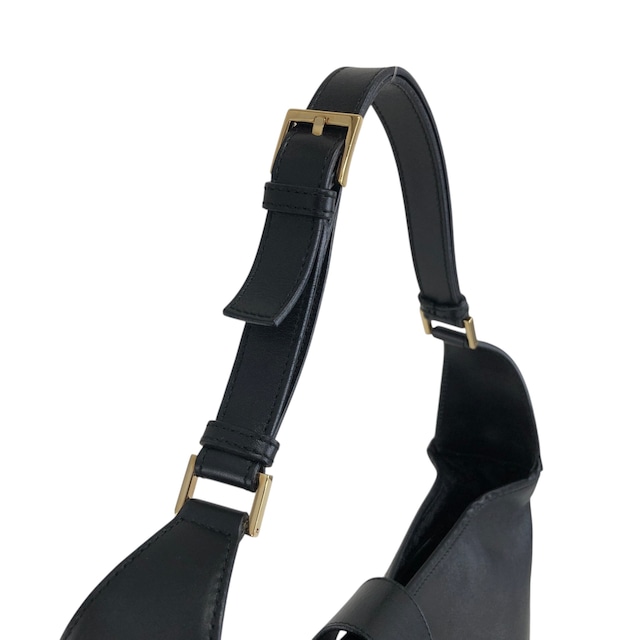 GUCCI グッチ デュオ二ソス ショルダーバッグ ブラック スネーク レザー ホーボーバッグ vintage ヴィンテージ オールド m3bh55