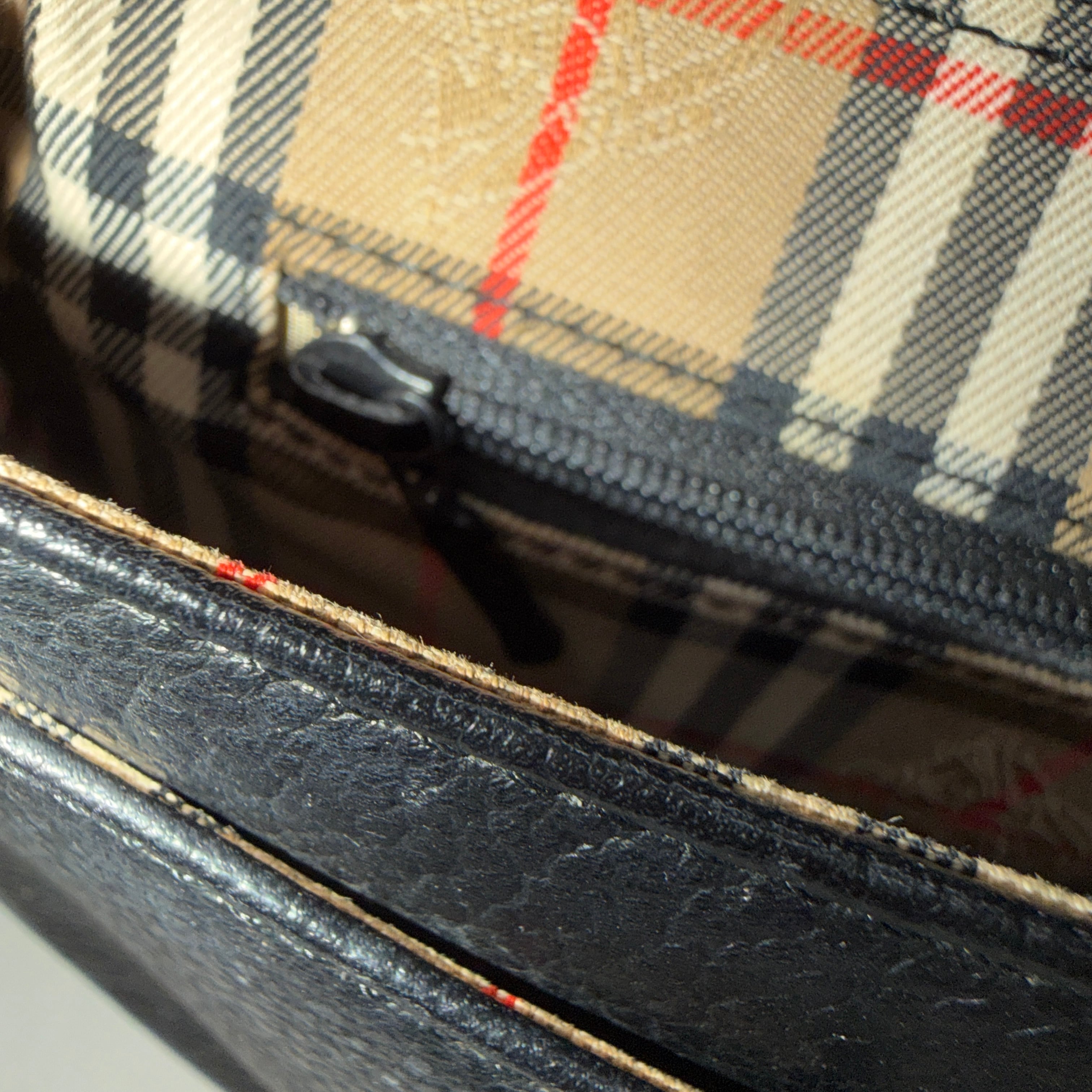 80-90s burberrys shoulder bag バーバリー 黒 ショルダーバッグ