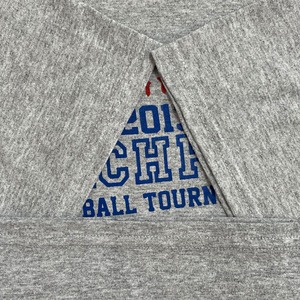 【GILDAN】ソフトボール プリント Tシャツ 半袖 LARGE グレー SOFTBALL us古着