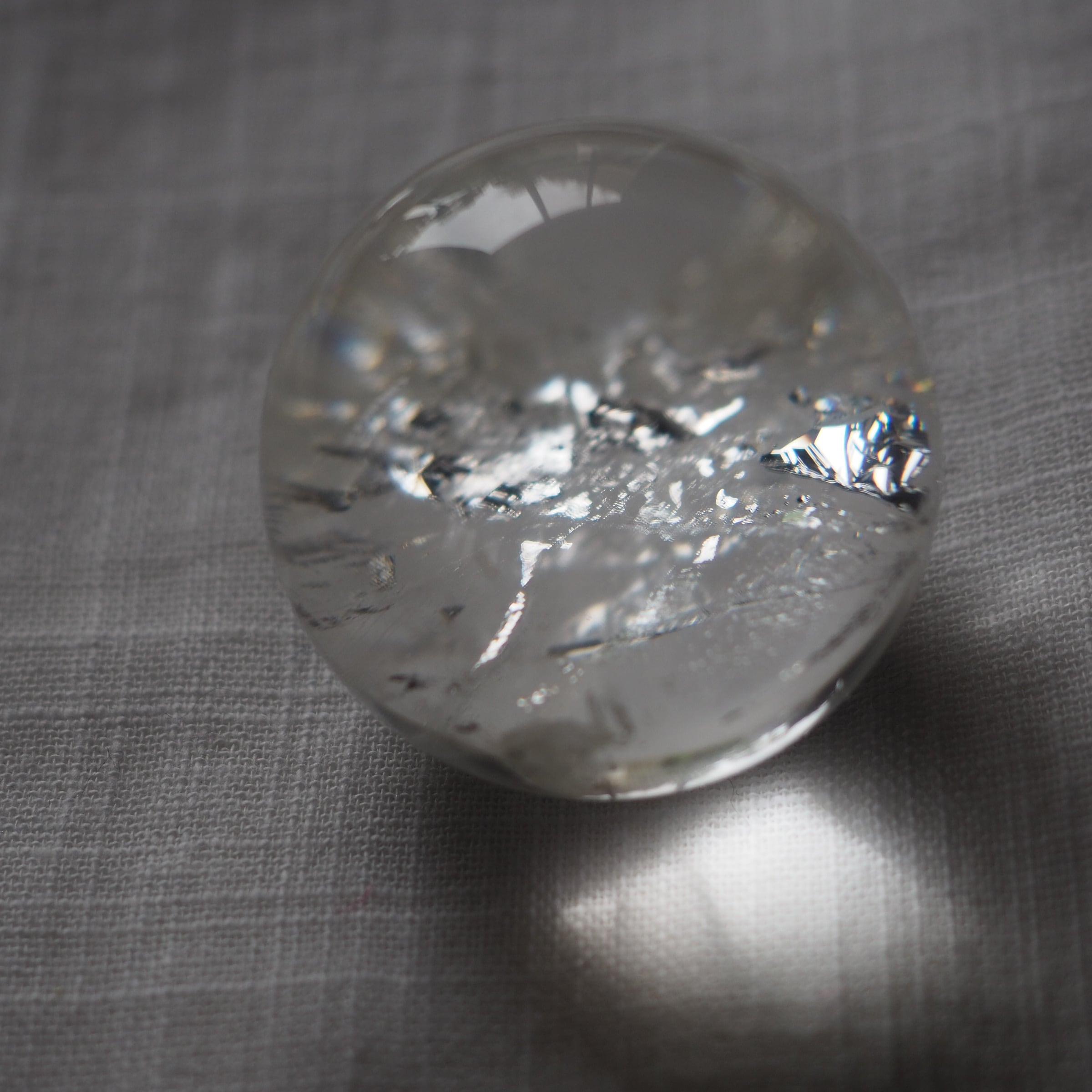 ブラジル産 レムリアンシード水晶丸玉（中） | mypebble