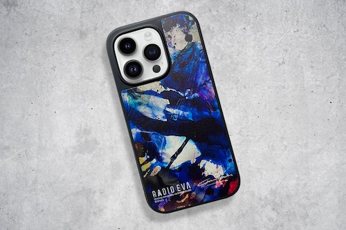 EVANGELION Painting MOBILE CASE by Cigarette-burns ＜NAVY(Mark.06)＞