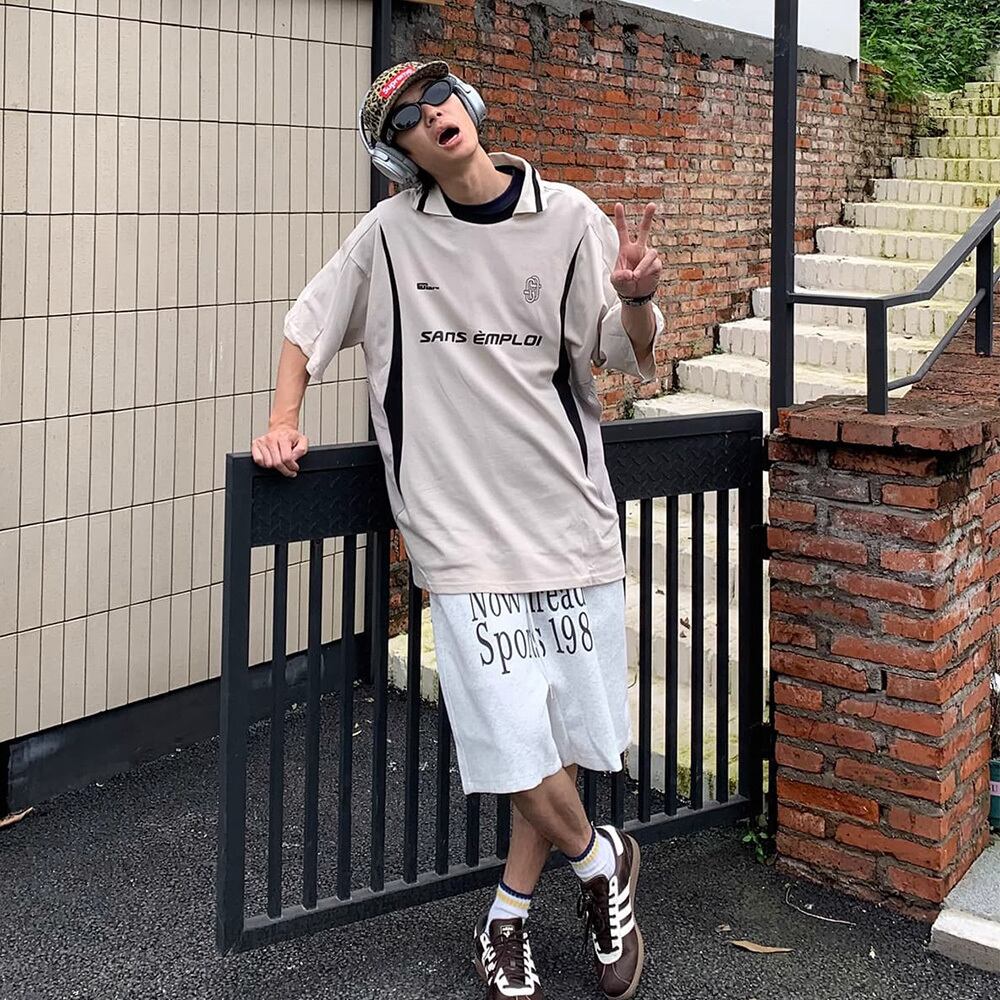 襟付きゲームシャツ｜ユニフォーム Tシャツ スポーティー 夏服