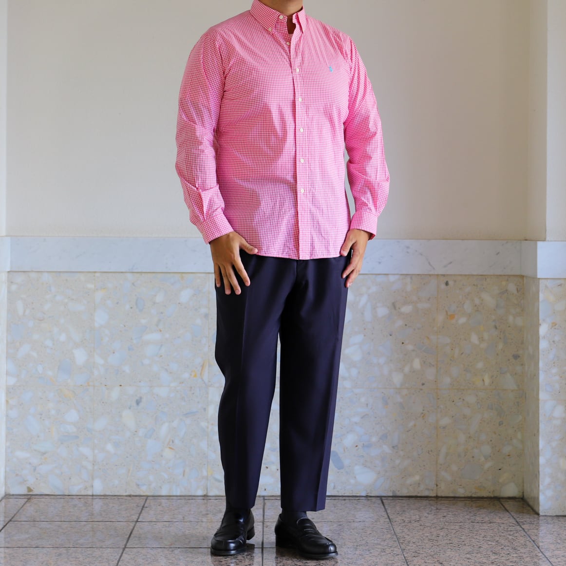 美品】90s Ralph Lauren B.D. cotton Shirt 