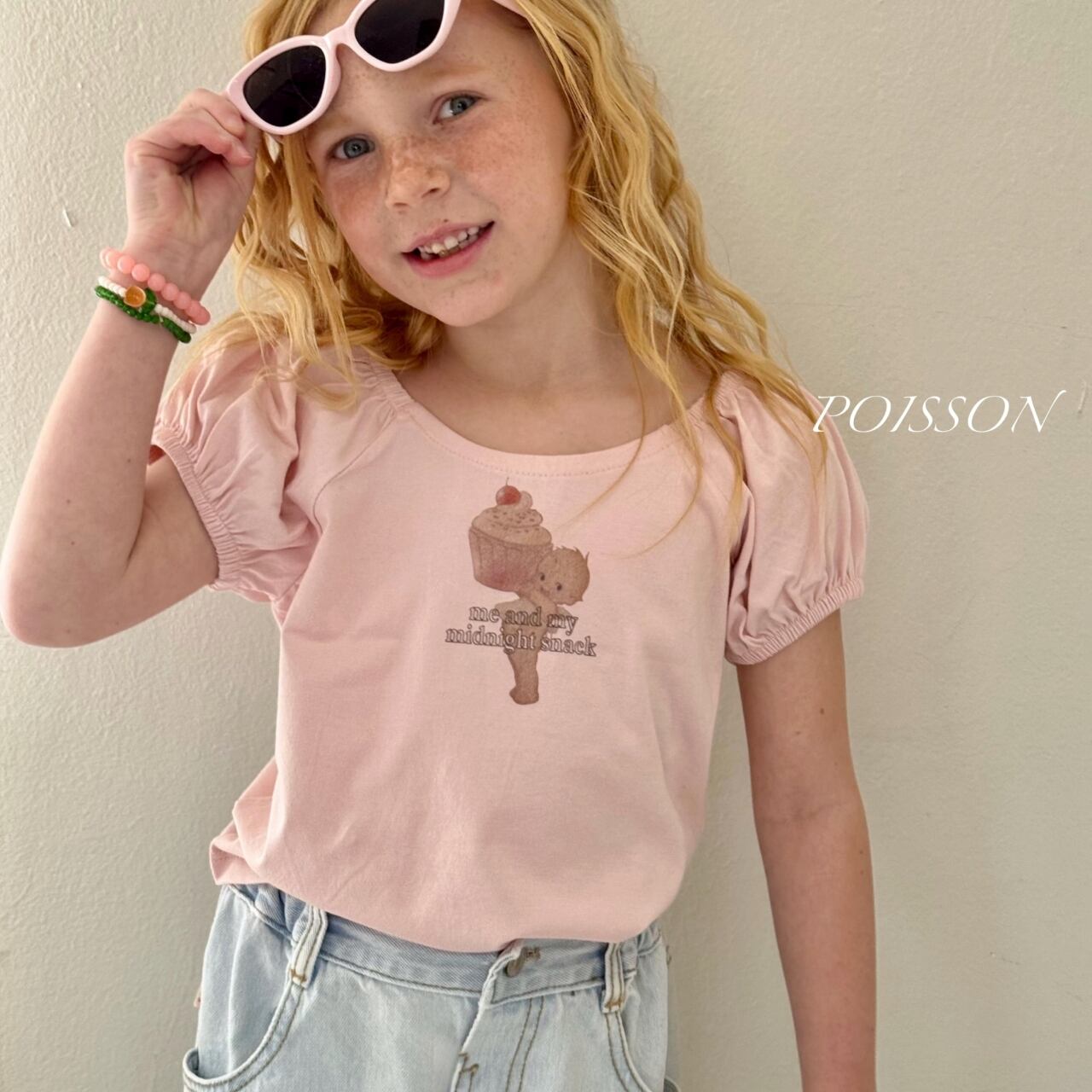 «sold out»«ジュニアサイズあり»«poisson» プラージュトップス 2colors