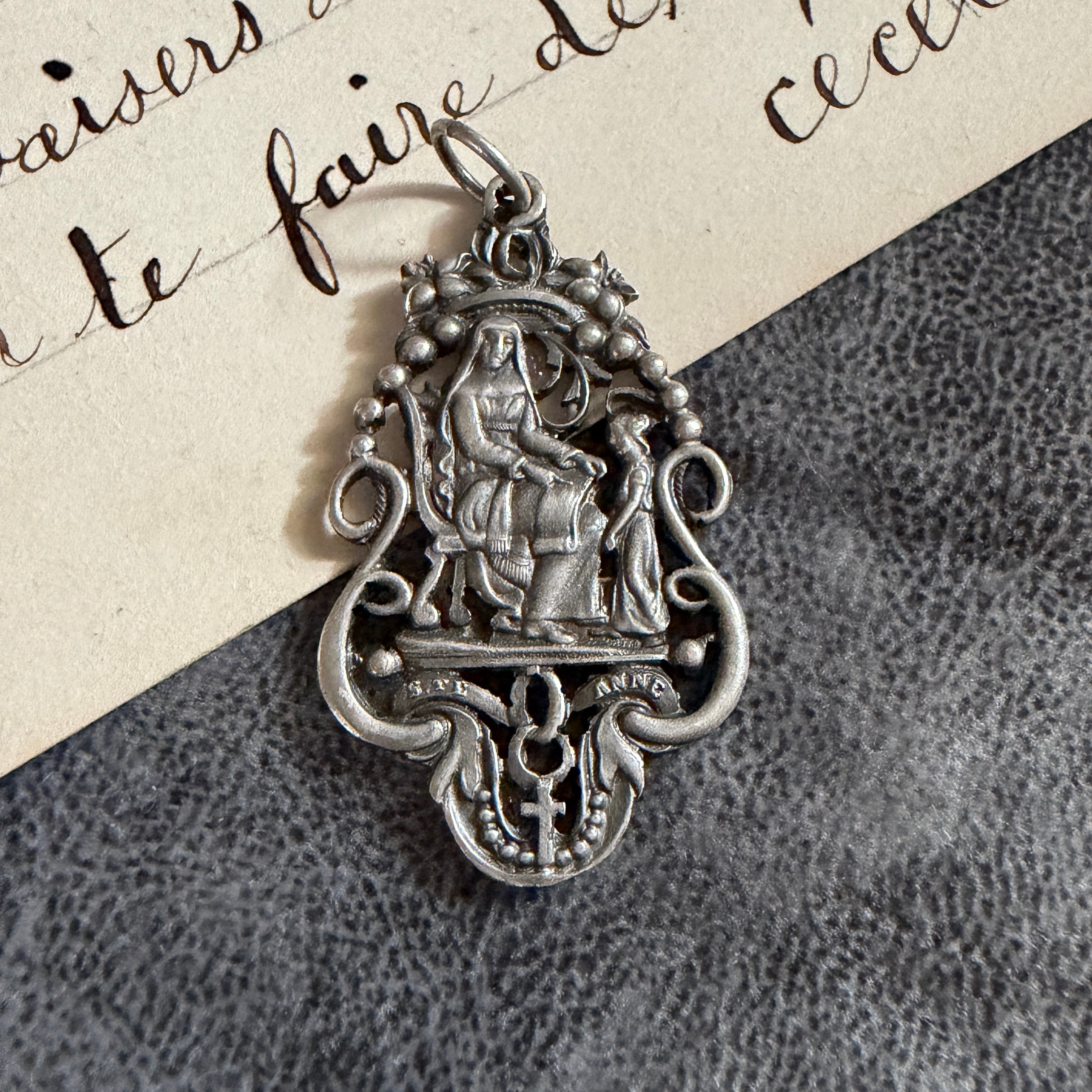 シルバー系 | Antique medaille Mary