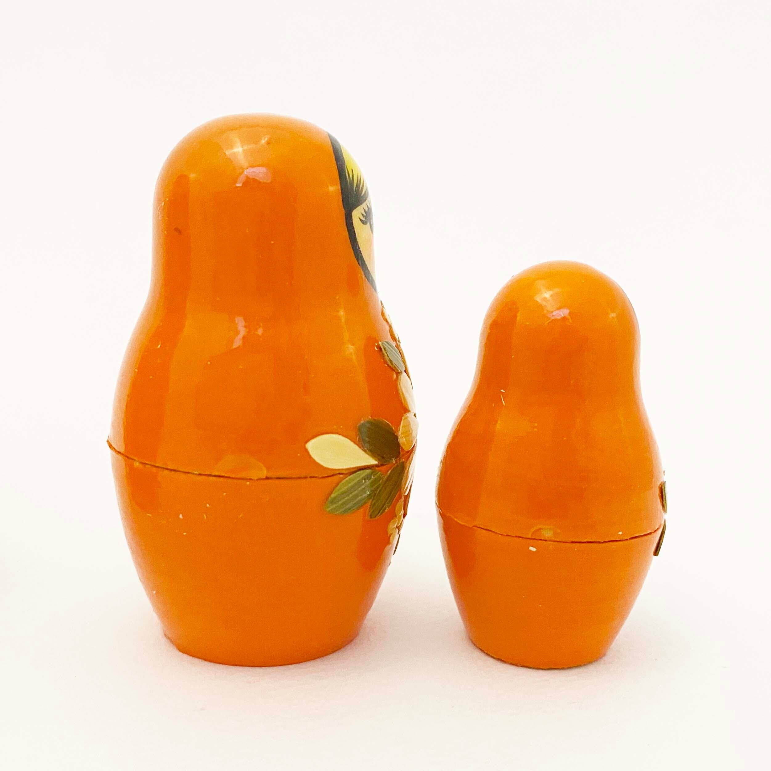 麦わらノーリンスク産マトリョーシカ / オレンジ5個組