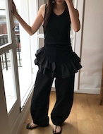 【新作5%OFF・3日間】Sleeve-less Frill Tops_2colors