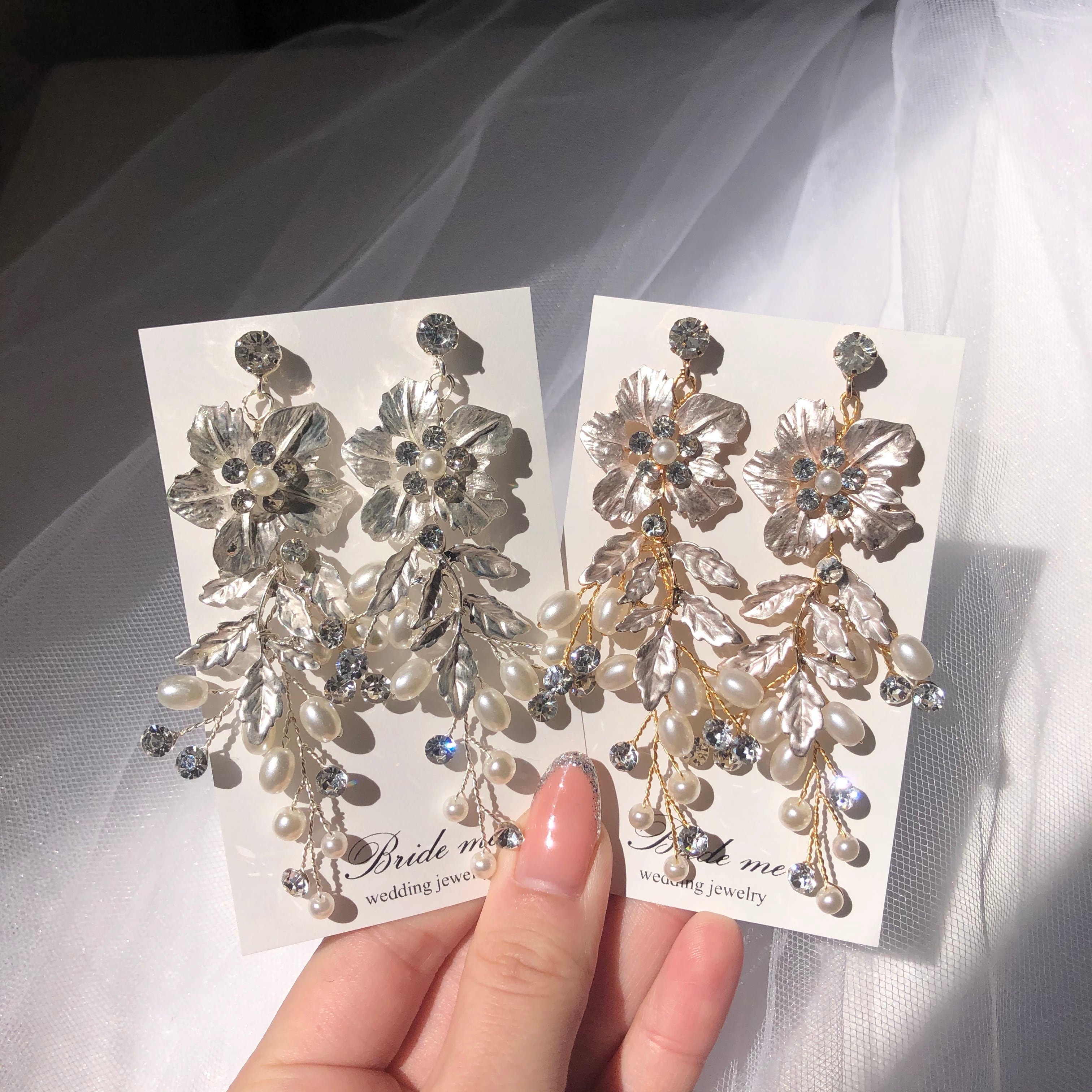 【KP-04】ブライダル ピアス / イヤリング(レンタル)