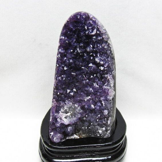 1.1Kg アメジスト クラスター ウルグアイ産 アメジスト 原石 amethyst 台座付属 一点物 182-8733