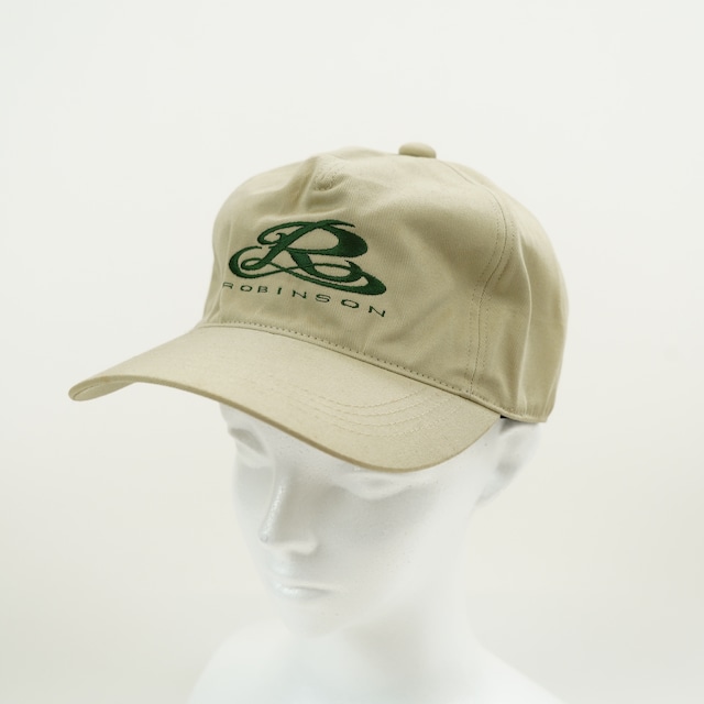 Dead Stock / 90's〜 ROBINSON Cotton CAP / Beige × Green