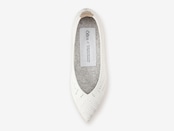 pointed-CROCHE / WHITE