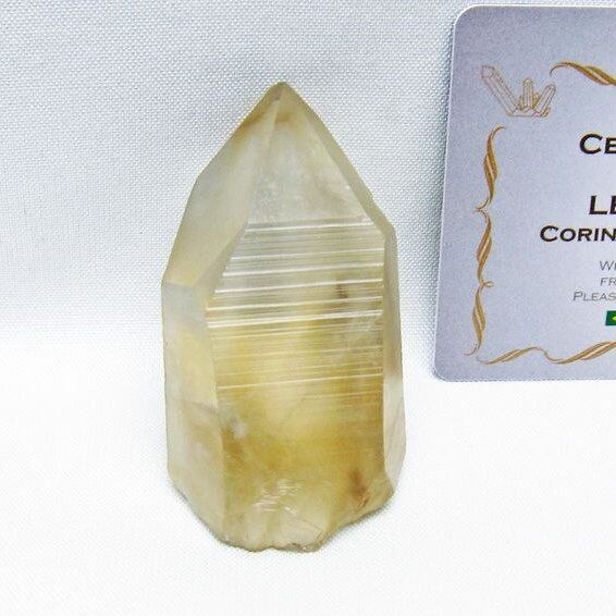 レムリアンシード シトリンクォーツ 原石 ブラジル ミナスジェライス州 コリント産 一点物 171-7326