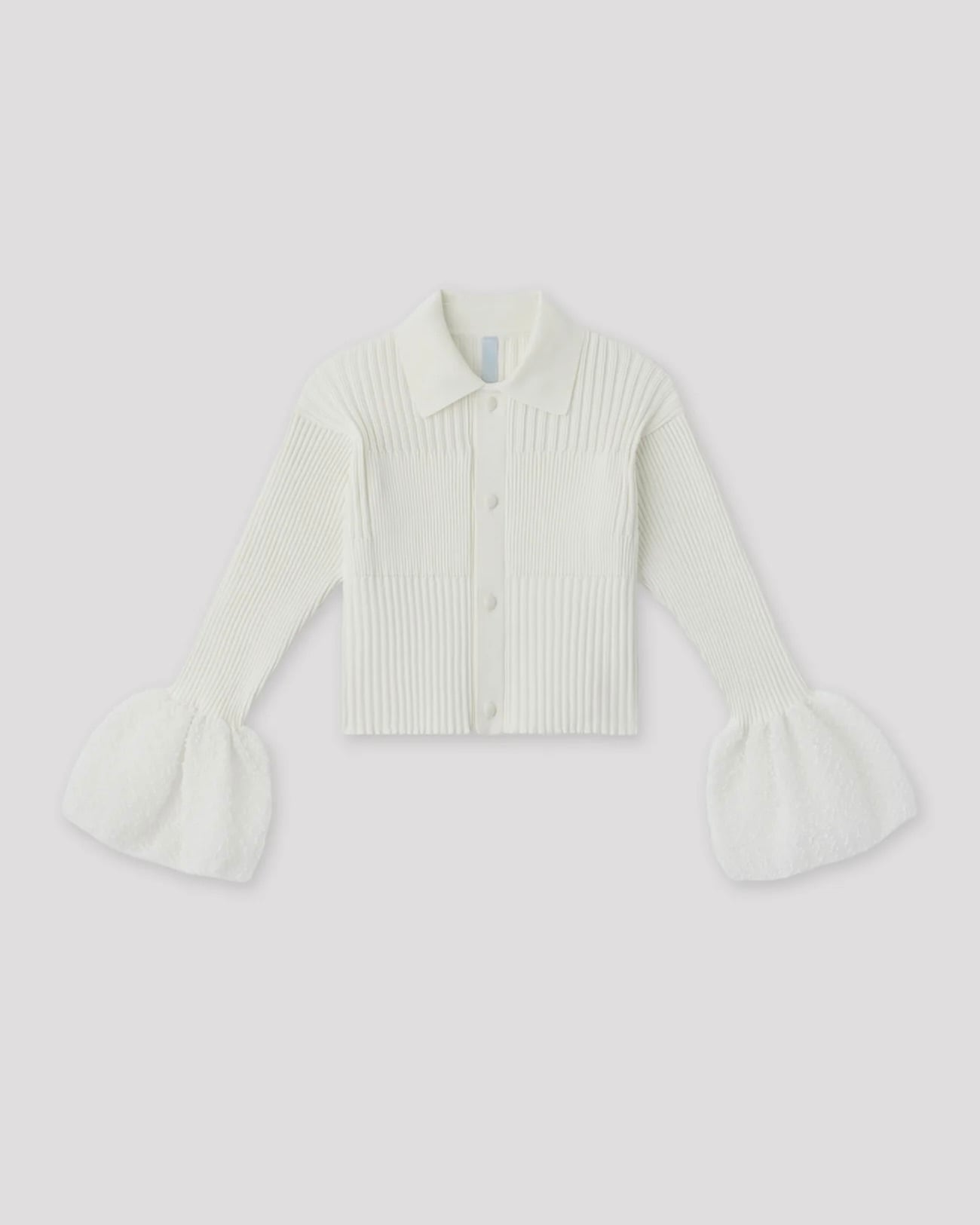 CFCL FLUTED ORNAMENT CROPPED SHIRTカーディガン CFCL】FLUTED ORNAMENT CROPPED SHIRT CARDIGAN | idealclasse