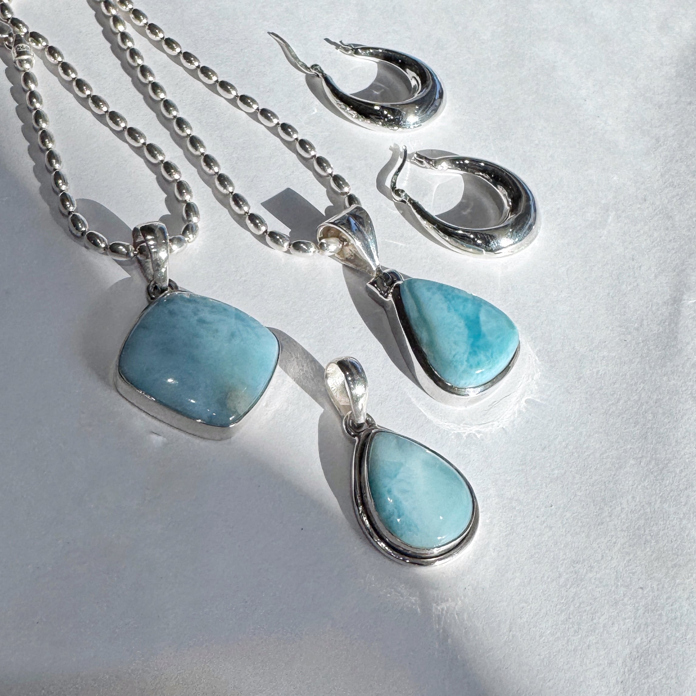 一点物 ラリマー 三角形 ペンダント | 【公式通販】鎌倉のシルバー