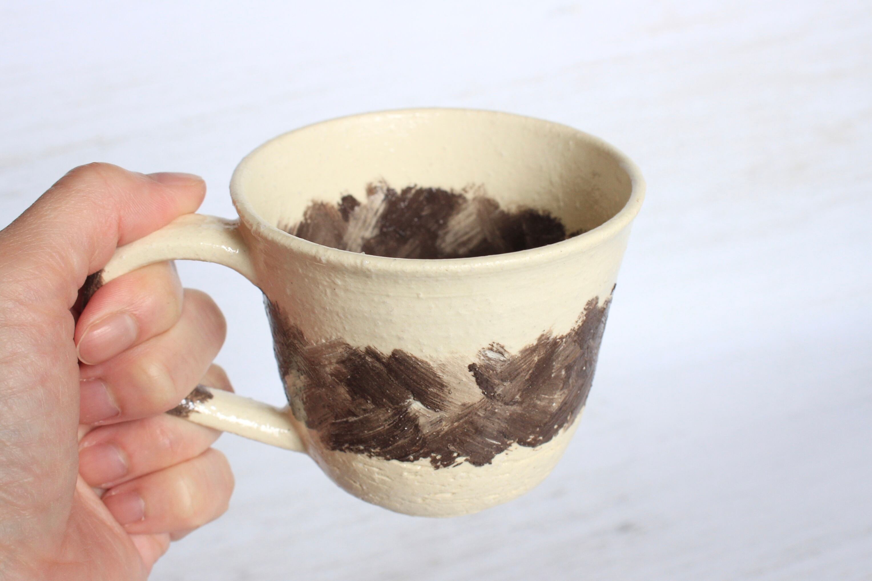 Coffee Mug -Brown-