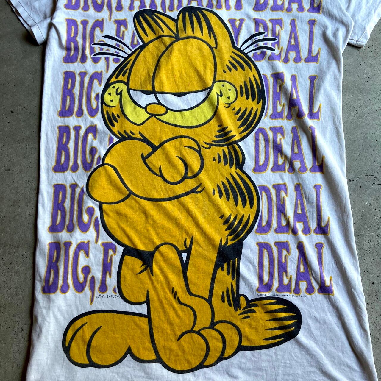 70〜80年代 GARFIELD ガーフィールド オーバープリント キャラクター ...