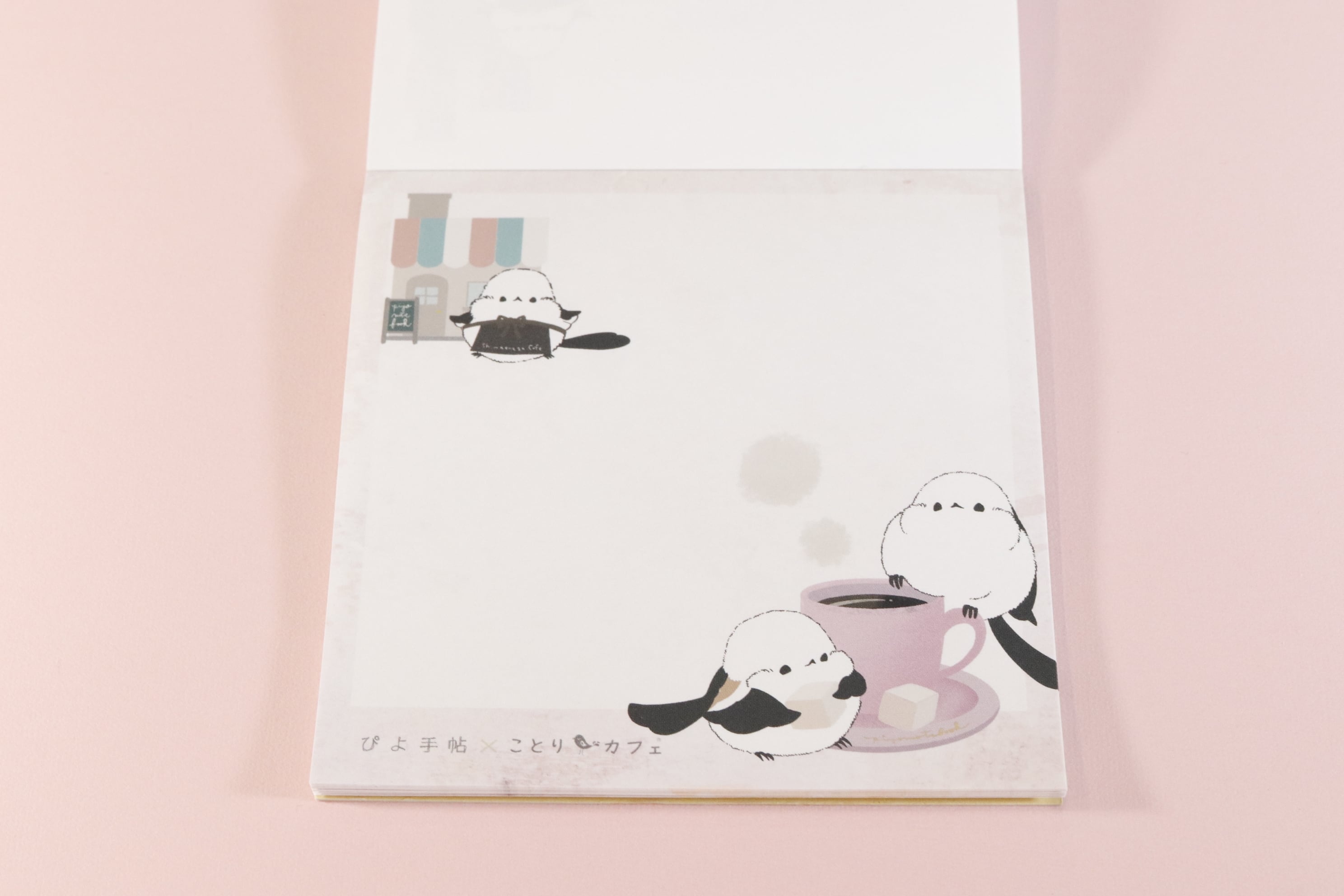 シマエナガカフェ メモ帳 | ことりカフェ公式