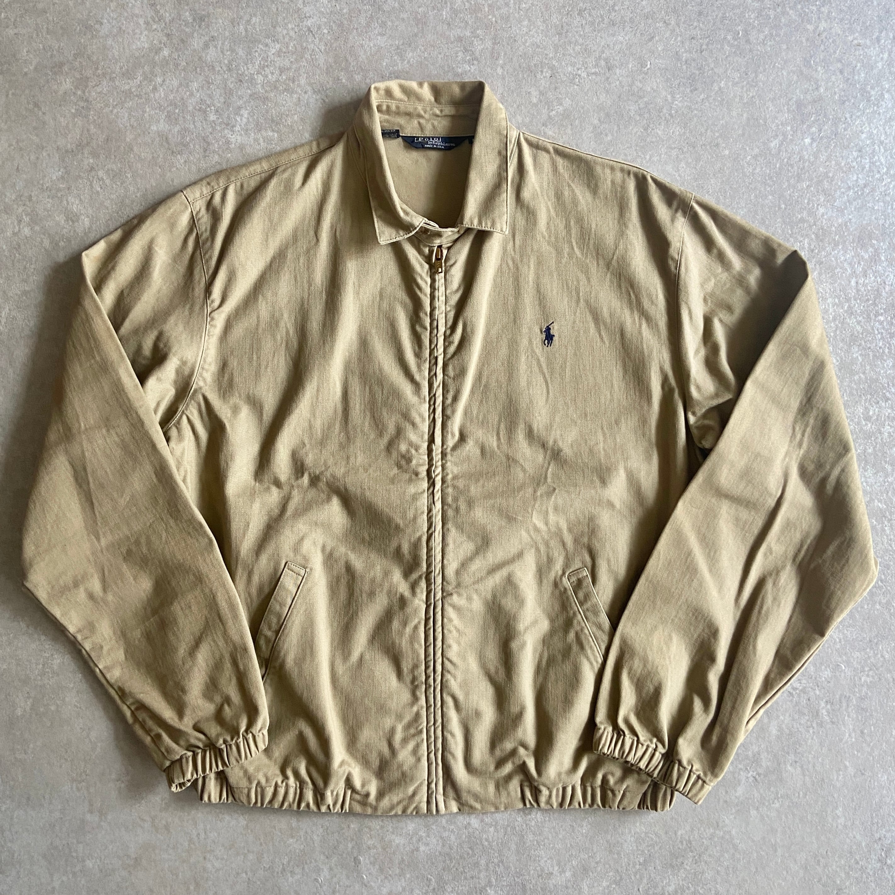 1980s Polo Ralph Lauren Harrington Jacket M Made in USA H895