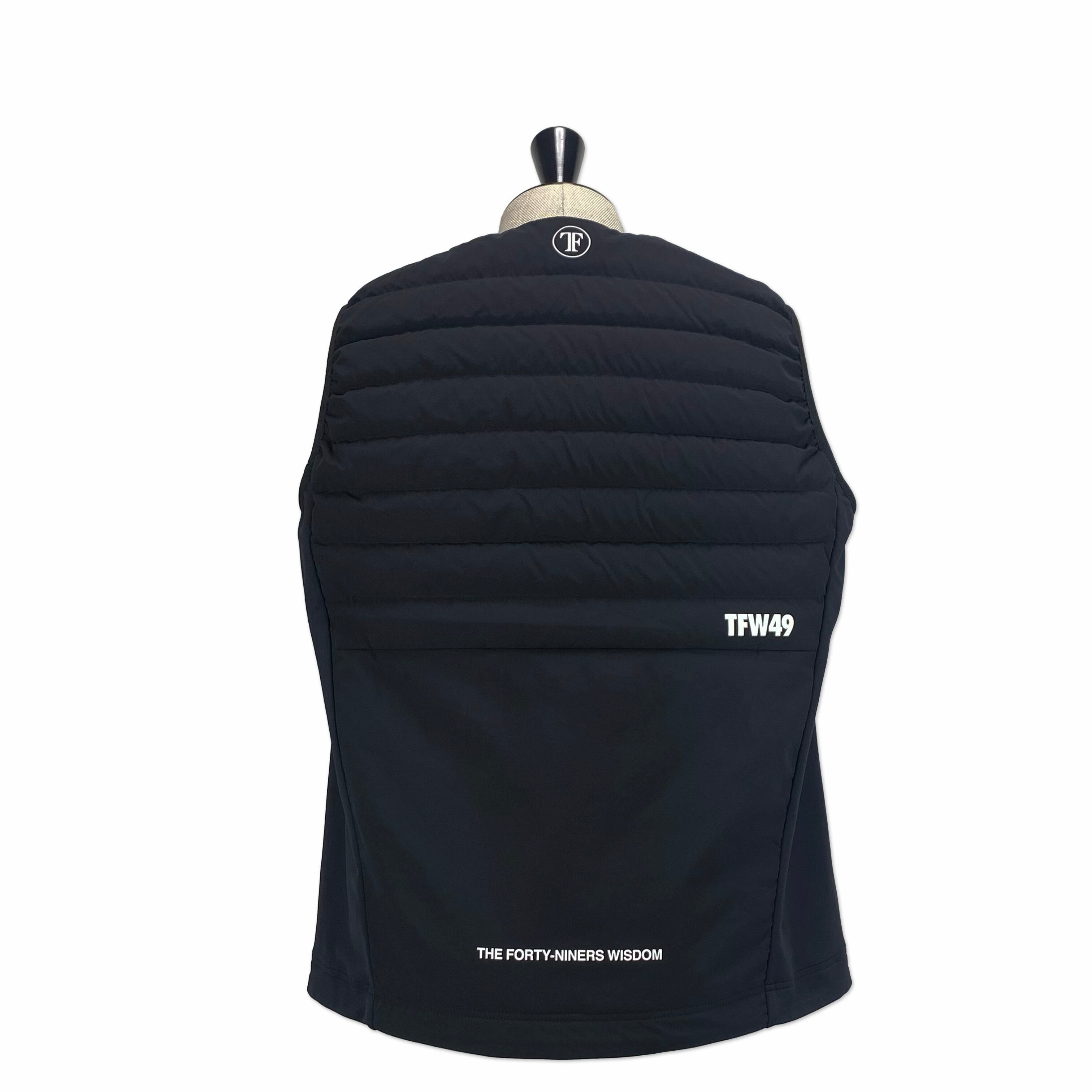 TFW49】《MEN'S》SHIELD WARMER COLLARLESS VEST (BLACK) | Sandy GOLF