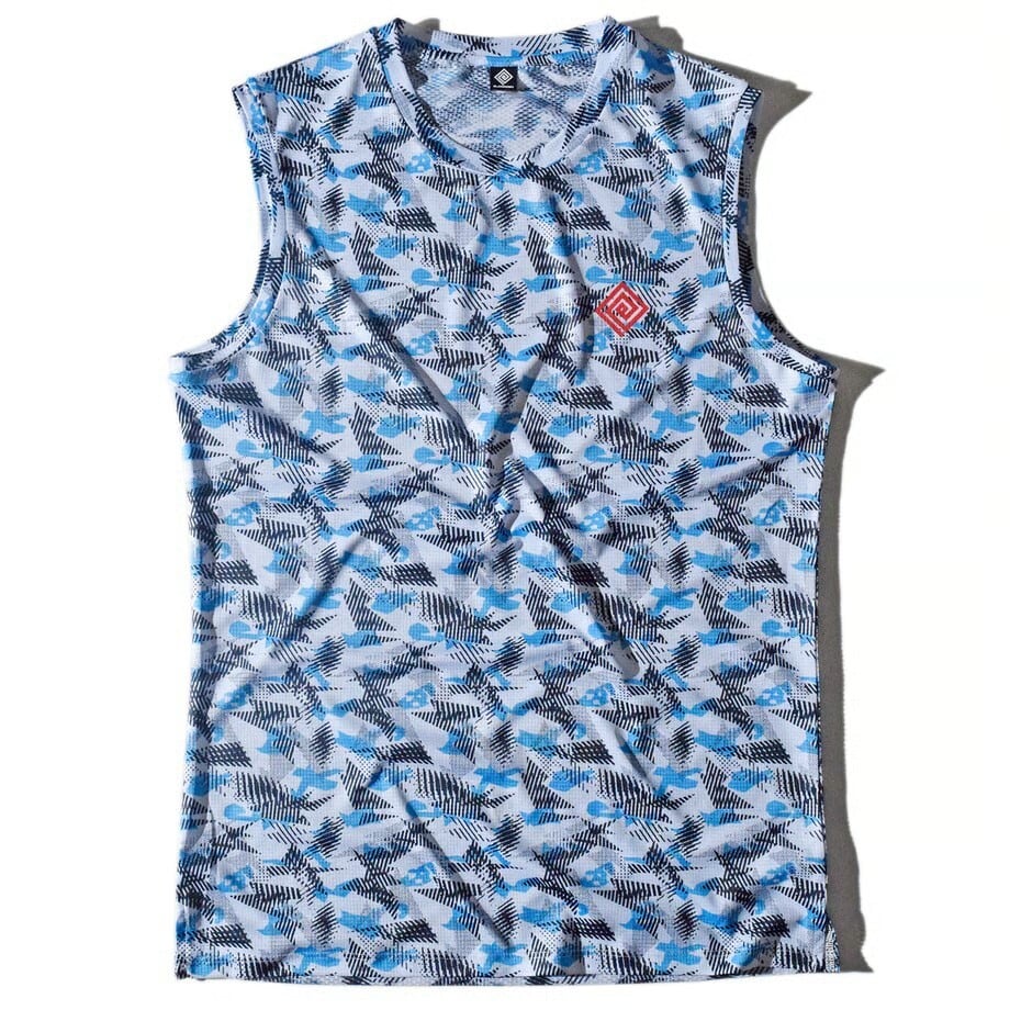 MMA（マウンテンマーシャルアーツ） POLARTEC Border Tee (Blue Multi