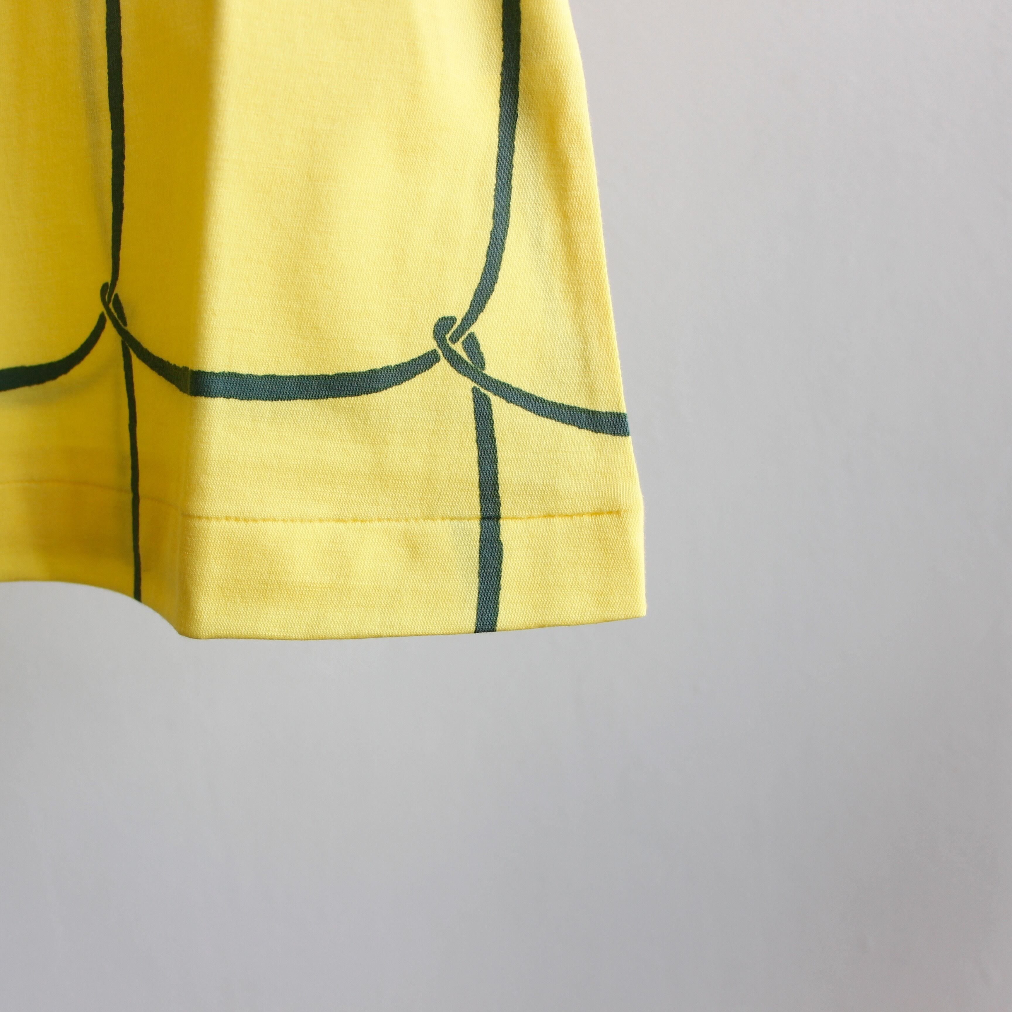 mina perhonen 2018SS》ribbon frame ワンピース / yellow / 80・90cm