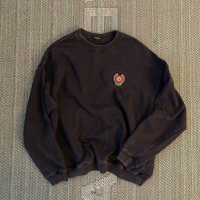YEEZY SEASON 5 CREST LOGO CREW SWEAT MADE IN ITALY【FALL-WINTER 2017】 |  tial. used store