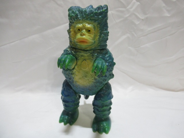 マルサン　ブルマァク移行期　ウルトラQ怪獣　ガラモン　ソフビ　当時・年代物　足裏マジック有