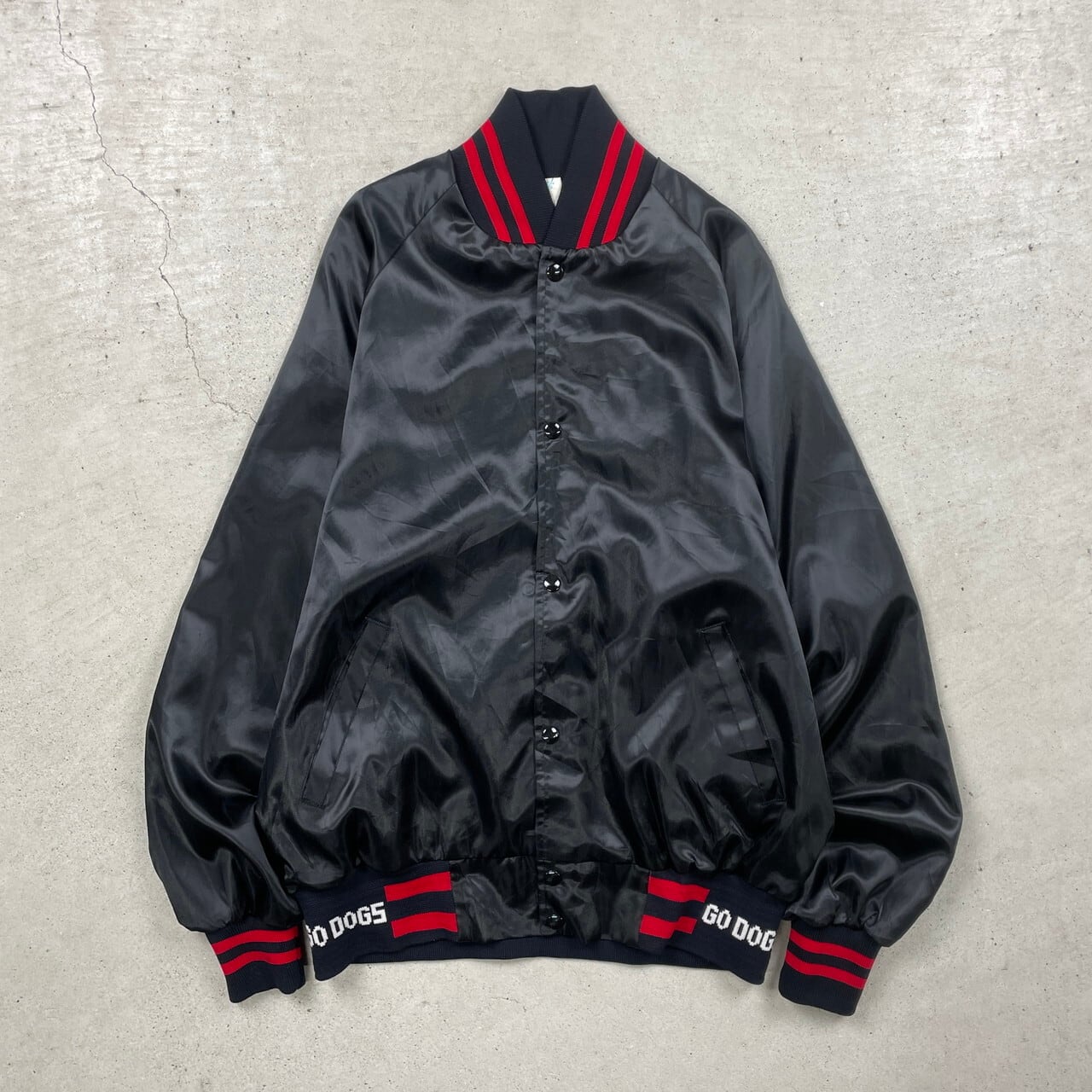 90年代 USA製 WestArk ナイロン サテンスタジャン カレッジチーム 