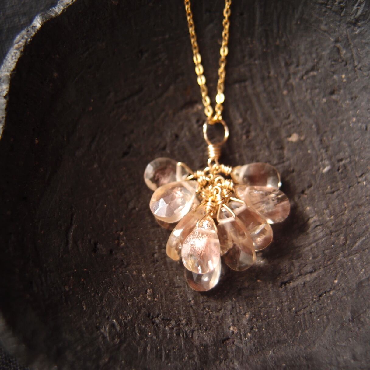 OUTLET】Oregon Sunstone【K14gf】Light color オレゴンサンストーンの