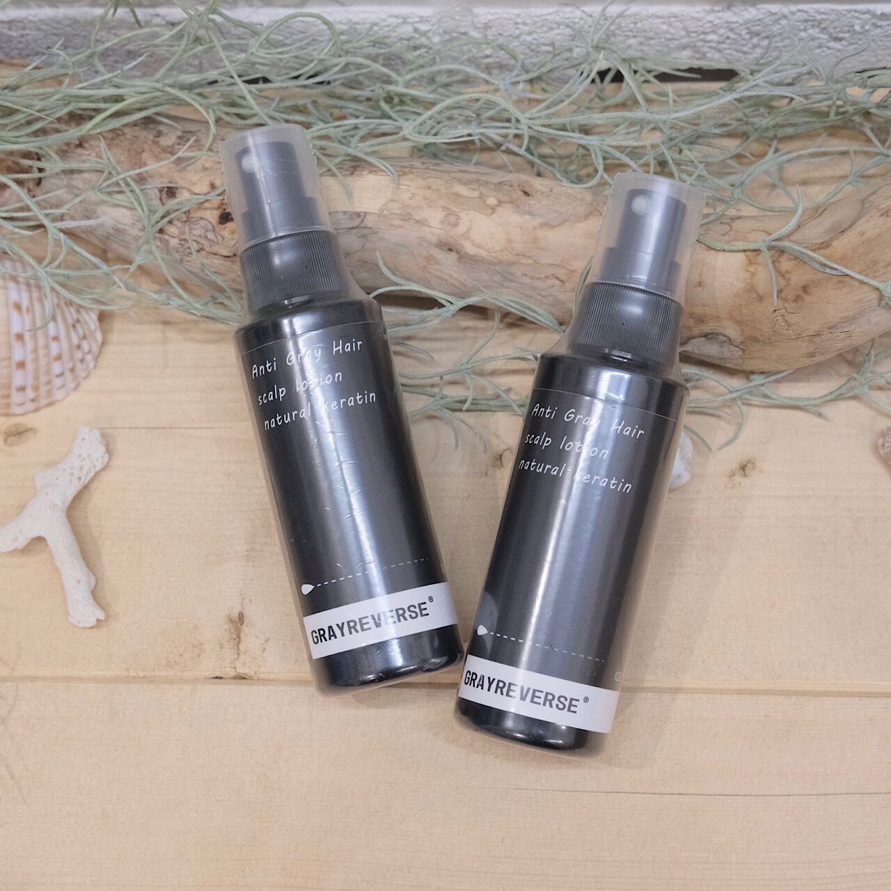 白髪悩み美容液『グレイリバース』100ml 約2カ月分 ストレートスプレー