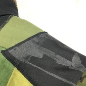 【hoodie57】 Remake Hoodie black × military