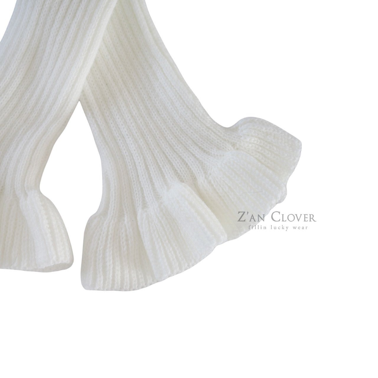 ZAN CLOVER［取寄］frill knit leg warmer 26winter