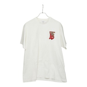 バーバリー TBロゴ Tシャツ サイズ：M ホワイト レッド コットン メンズ BURBERRY 【中古】
