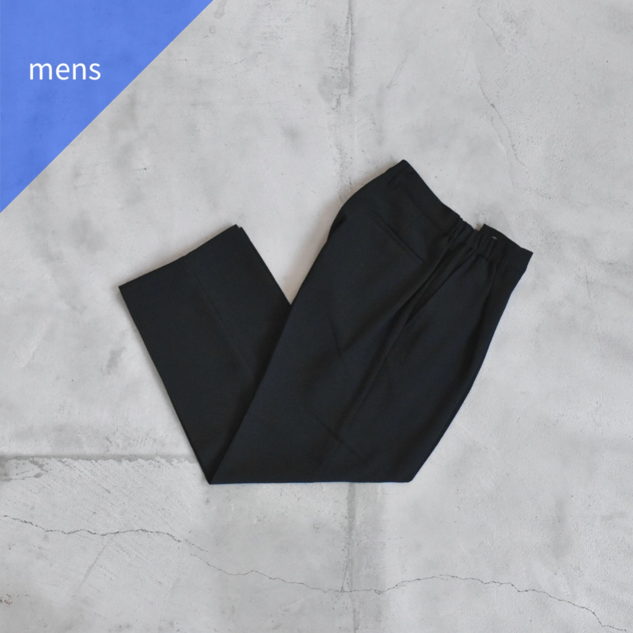 MANUAL ALPHABET | RODEO SERGE ONE TUCK PANTS セットアップ