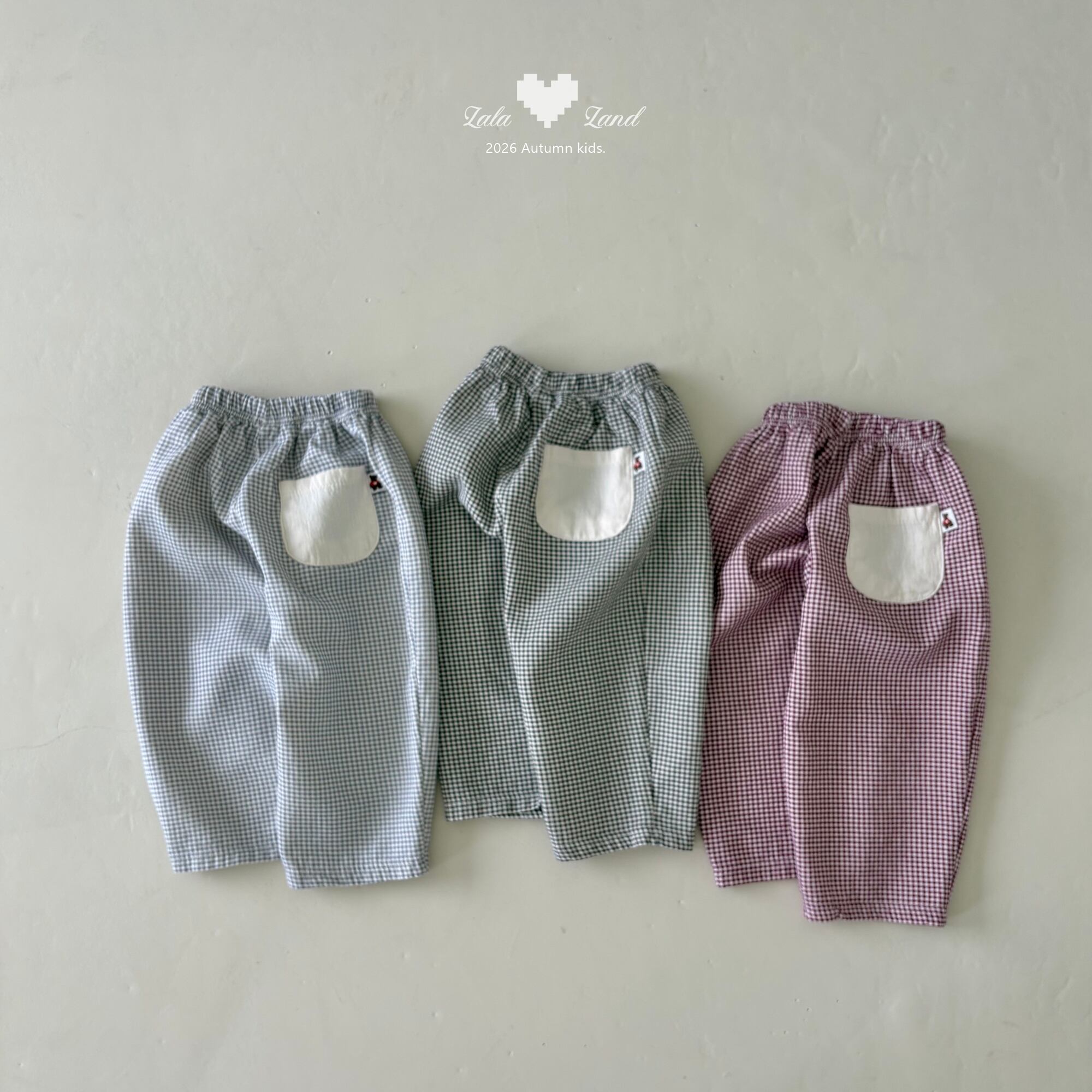 ritz check pants【lalaland】※9月下旬〜10月上旬発送予定